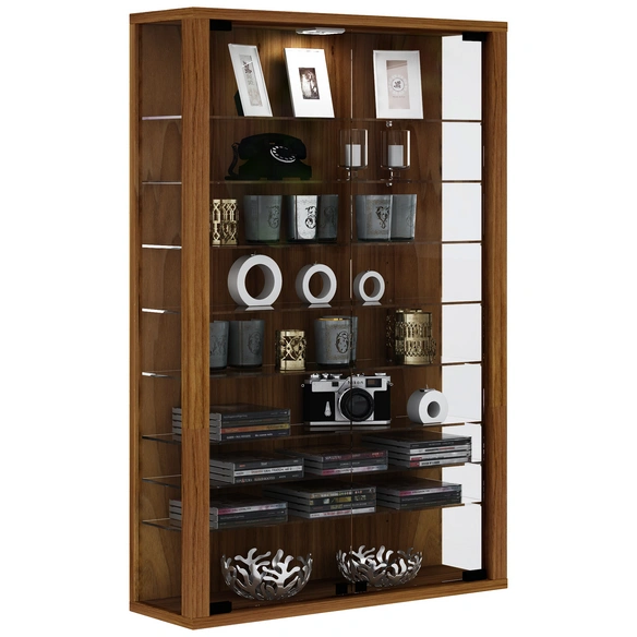 Vitrine »Vitrosa Mini«, mit LED-Beleuchtung, BxH: 59 x 90 cm, Holzwerkstoff/Glas