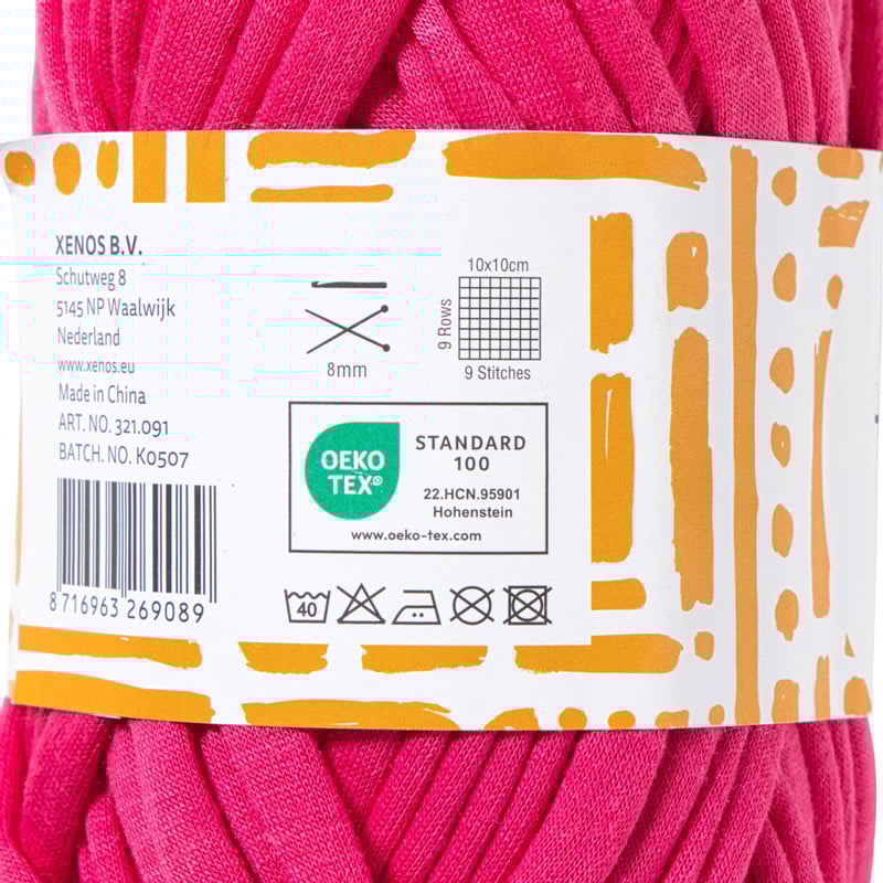 Garen t-shirt - roze - 100 gram - 29 meter