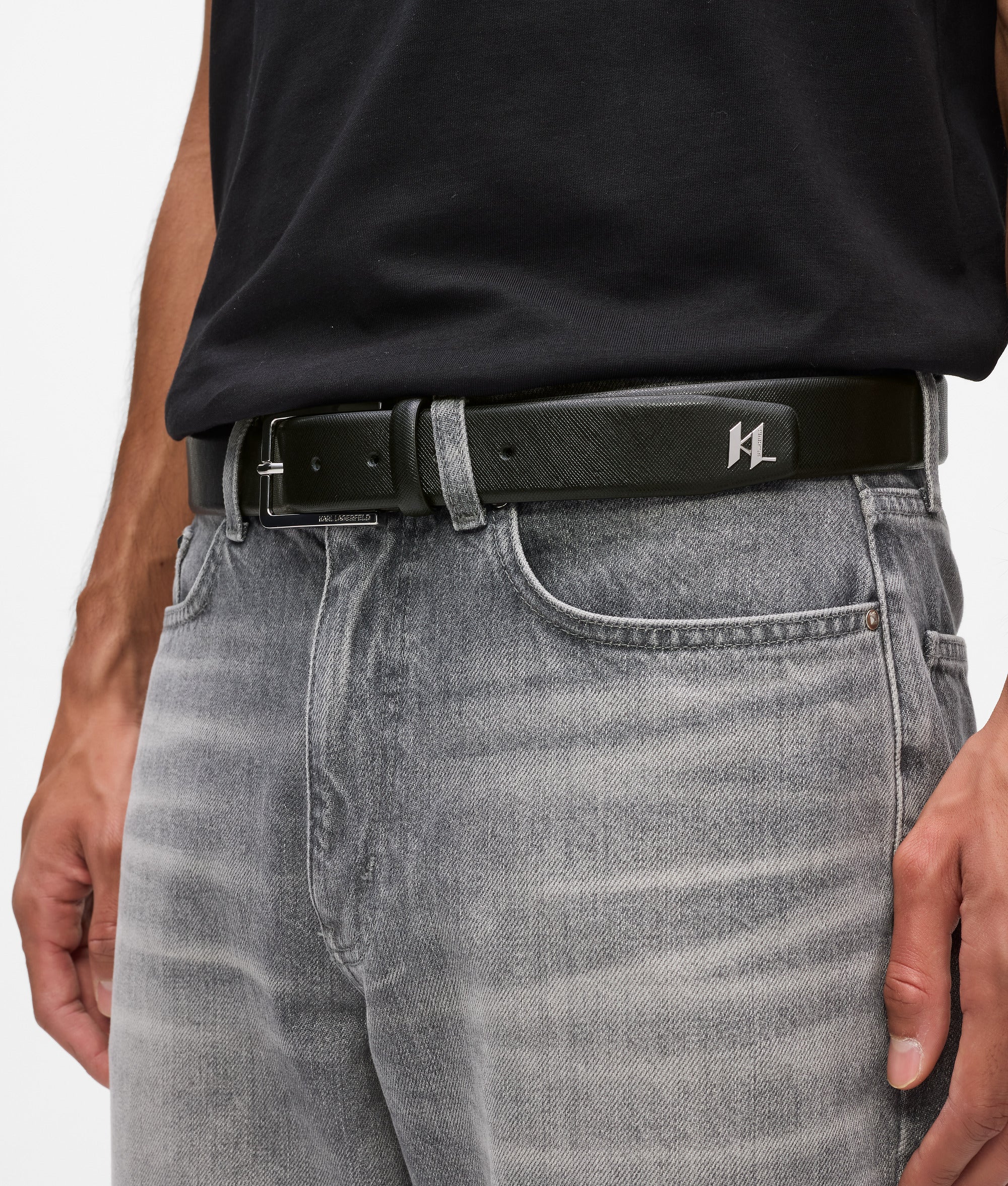 K/Monogram leather ceinture