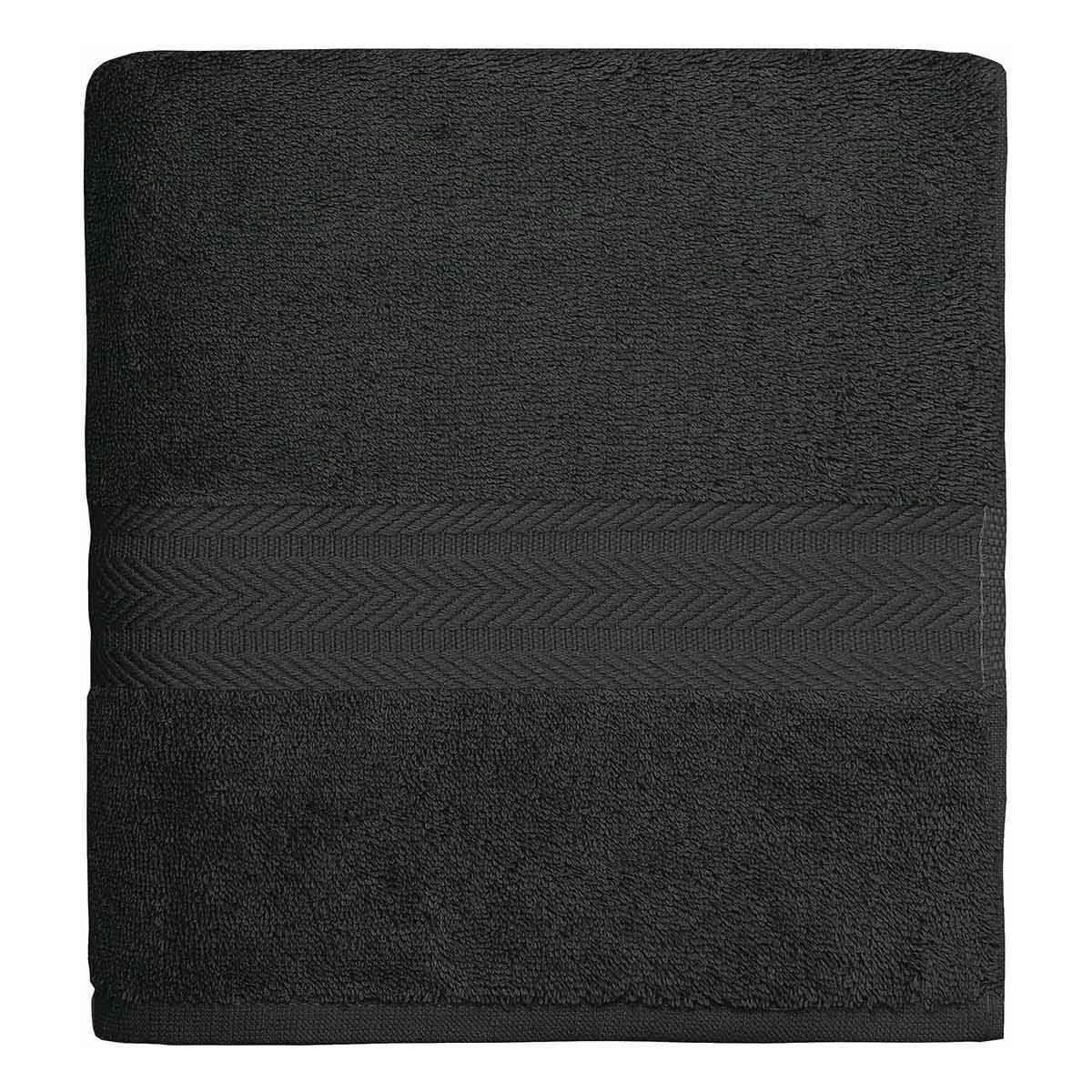LUXURY - Maxi drap de bain 550gr/m²  anthracite 100x150 cm