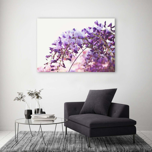 Feeby Obraz na płótnie Liliowe kwiaty glicynii 60x40