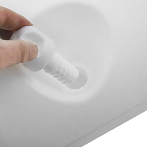 NNEVL Gazebo Weights 4 pcs PE White