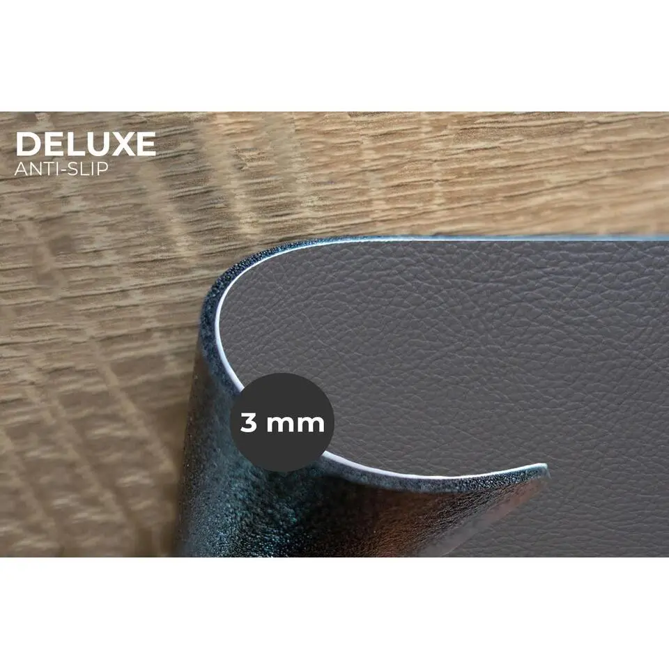 MuchoWow Placemat (6stuks) 45x30cm Leer Structuur Lederlook