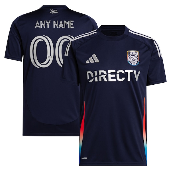 San Diego FC adidas 2025 State of Flow Replica Custom Jersey - Navy
