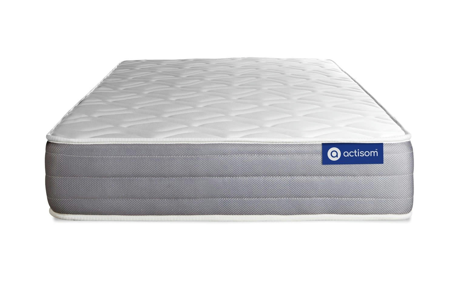 ACTIMEMO DREAM - Ensemble 80x190 cm sommier kit gris