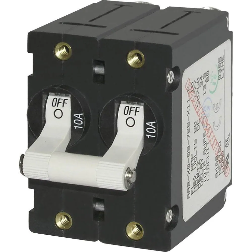 Blue Sea Systems A Series Toggle Bipolar Circuit Breaker