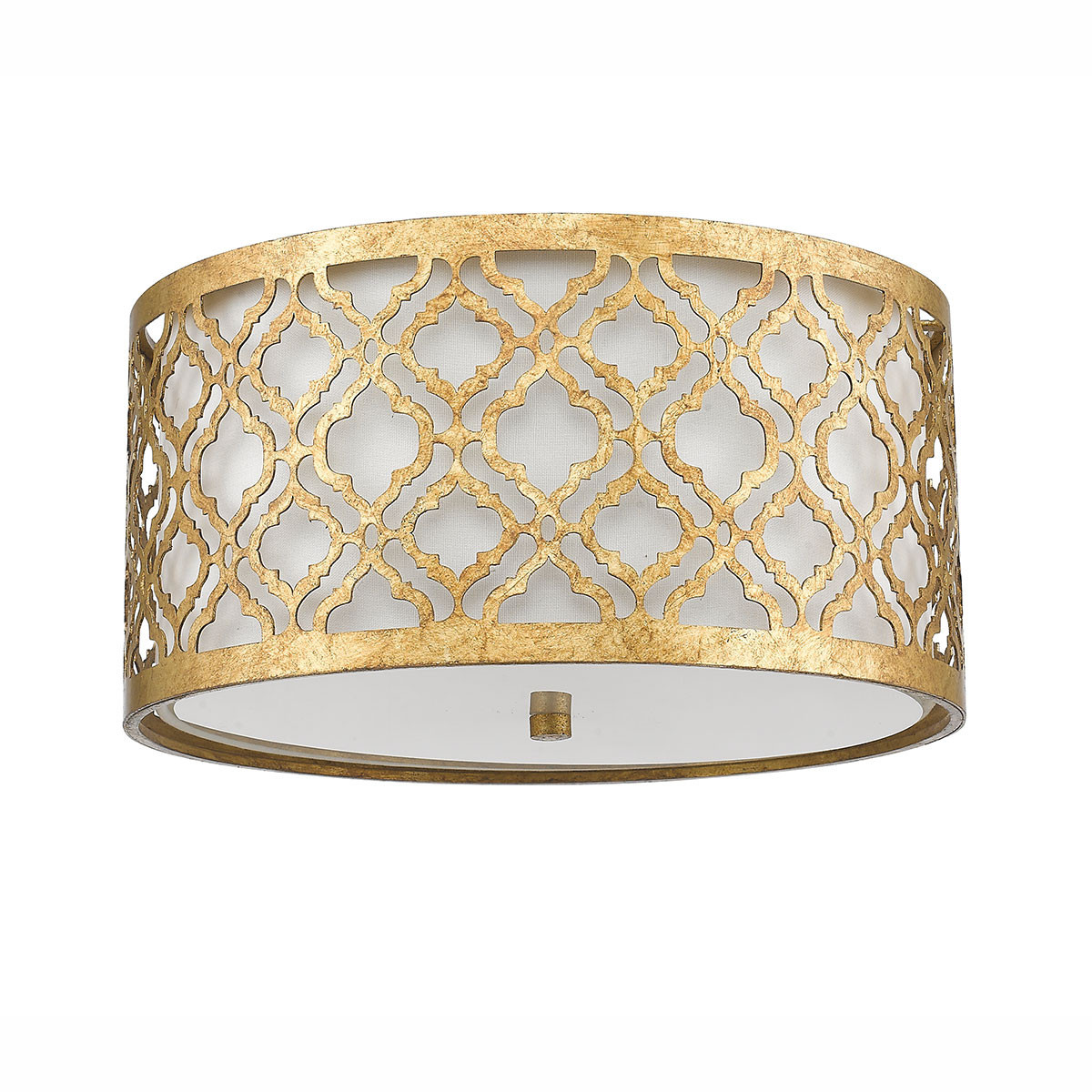 Plafonzłoty okrągły 40,6cm Arabella 2xE27x60W IP20 Gilded Nola