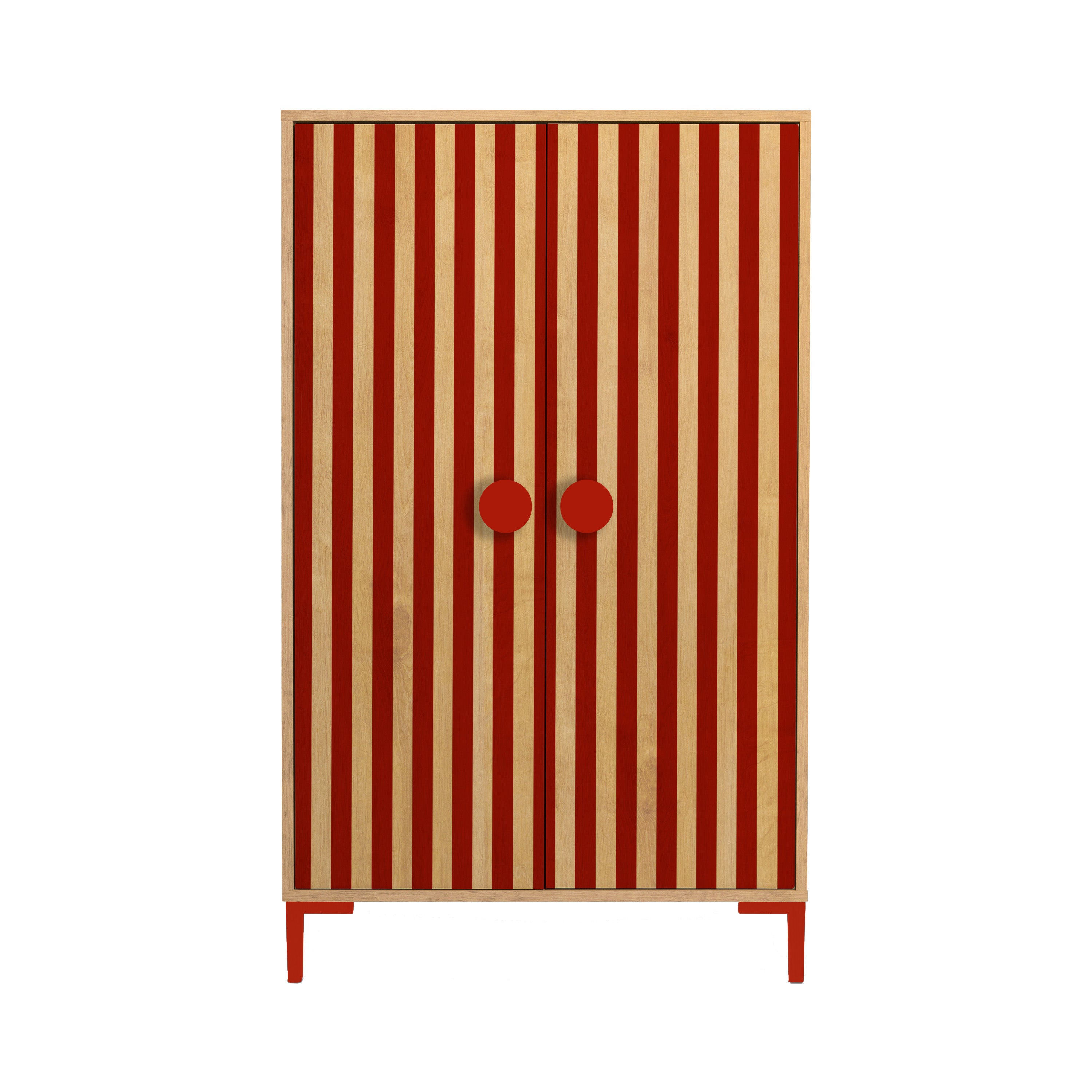 Really Nice Things - Alva Kids dressoir eik - Rode strepen