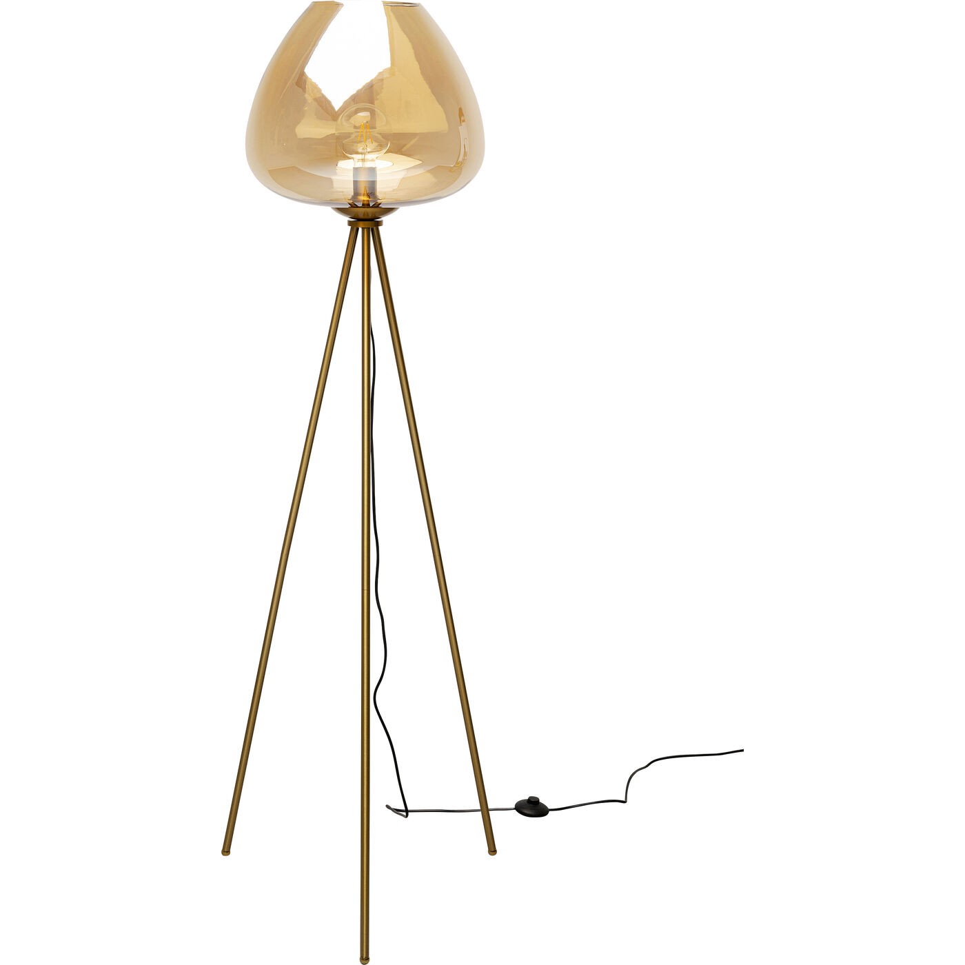 Kare Design Vloerlamp Sphere 146cm amber