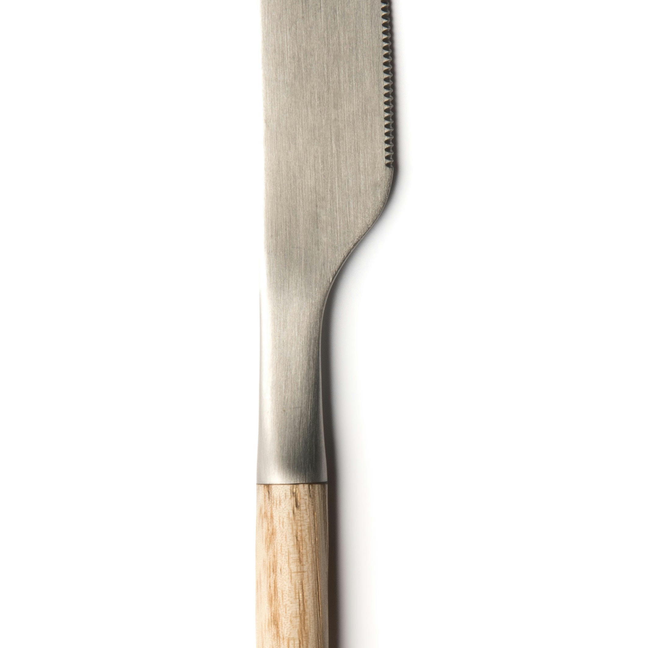 6 couteaux frêne et inox, Emako