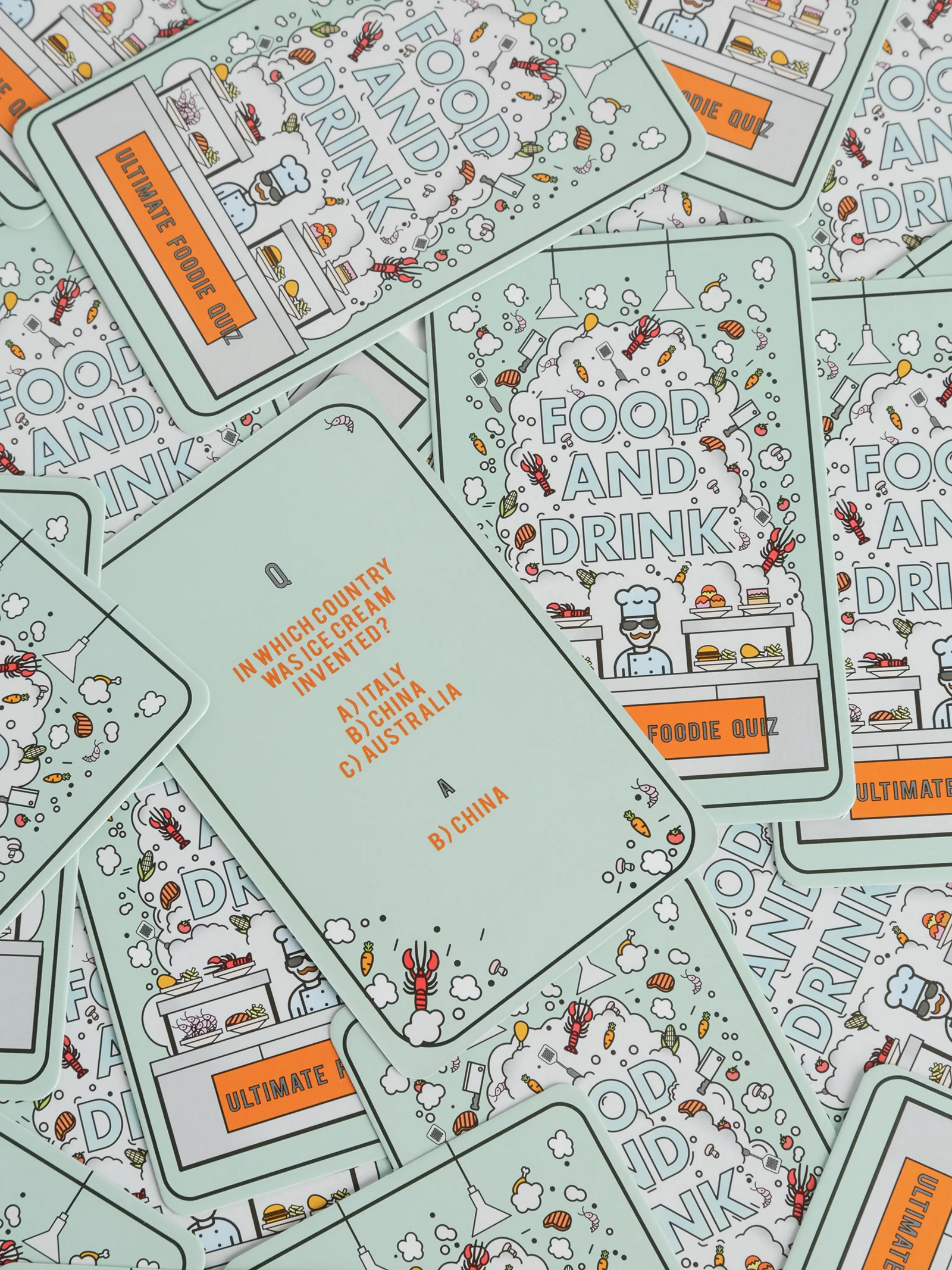 Food & Drink Trivia Cards