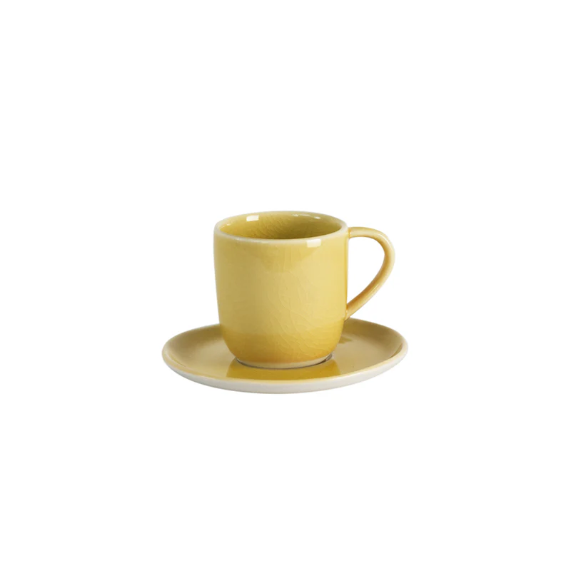 tasse & sous-tasse espresso genêt