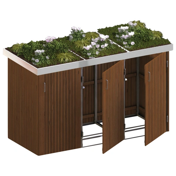 Mülltonnenbox »BINTO«, 215 x 129 x 90 cm (BxHxT), 2.496,15 Liter