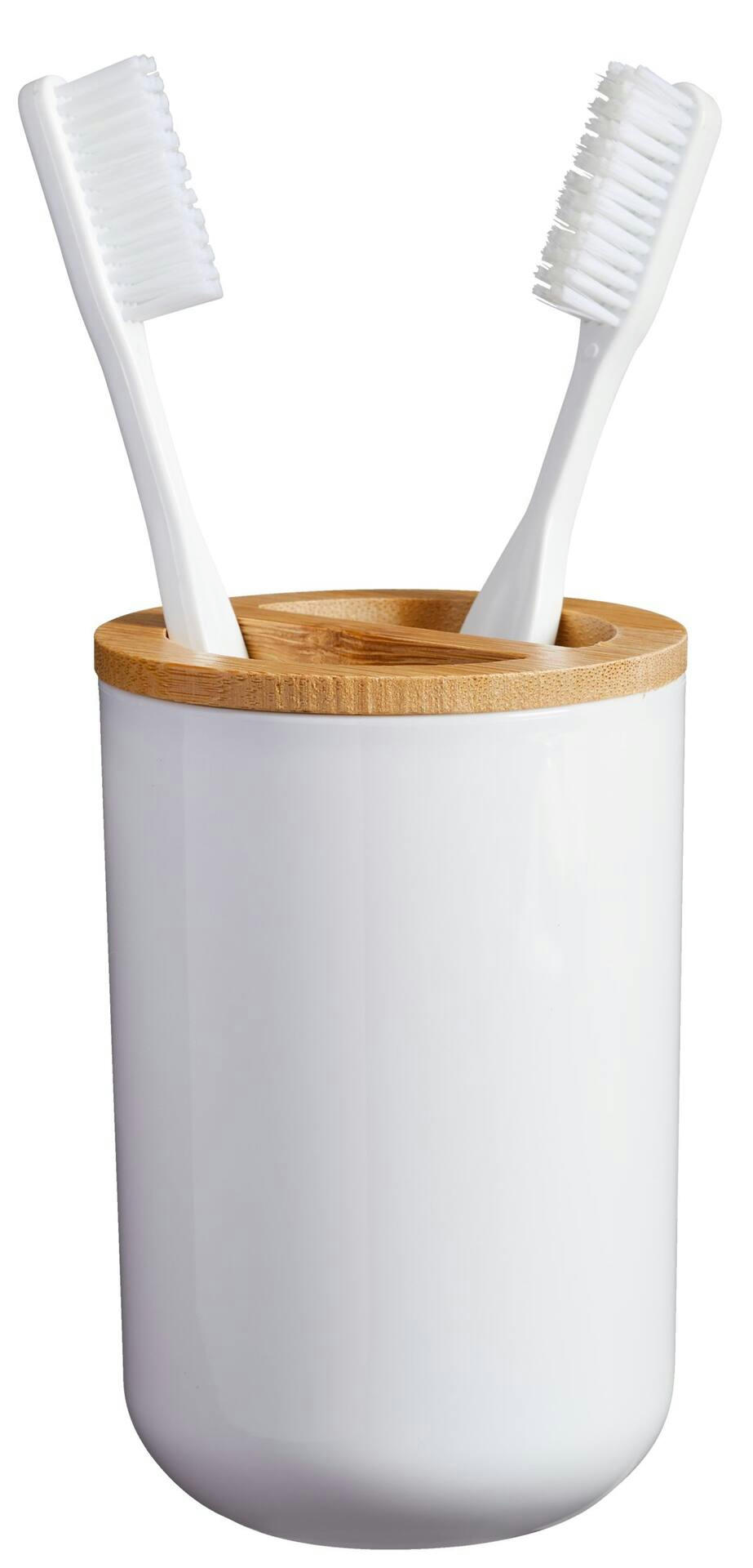 For Living Felicity Bamboo Toothbrush Holder