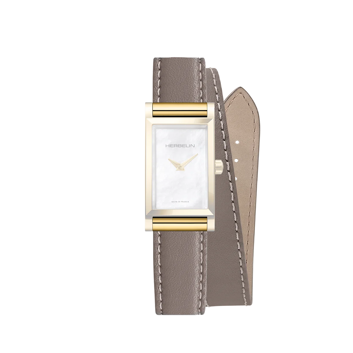 ANTARÈS – BRACELET DOUBLE – BEIGE TAUPE