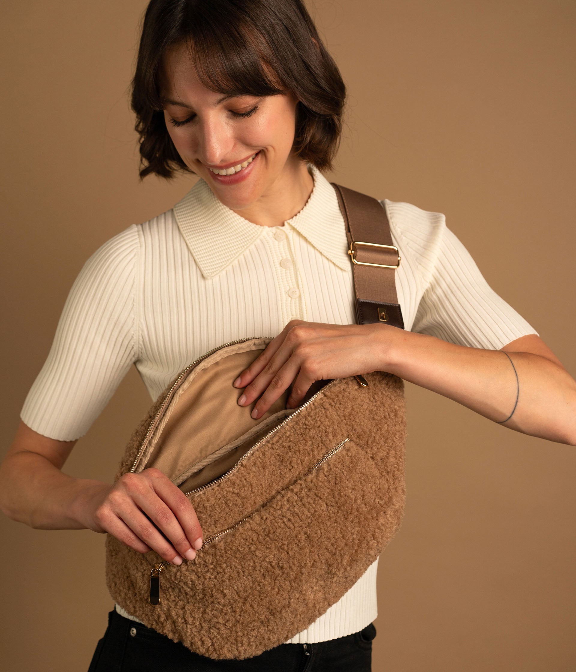 Sac banane Capucine cappuccino