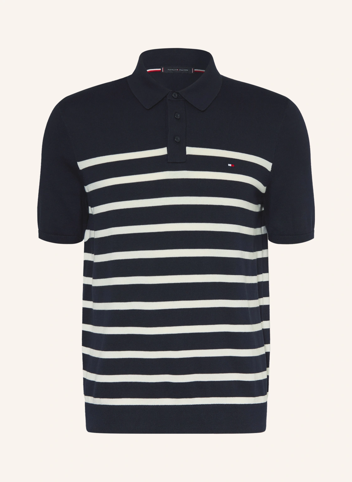 TOMMY HILFIGER Strick-Poloshirt