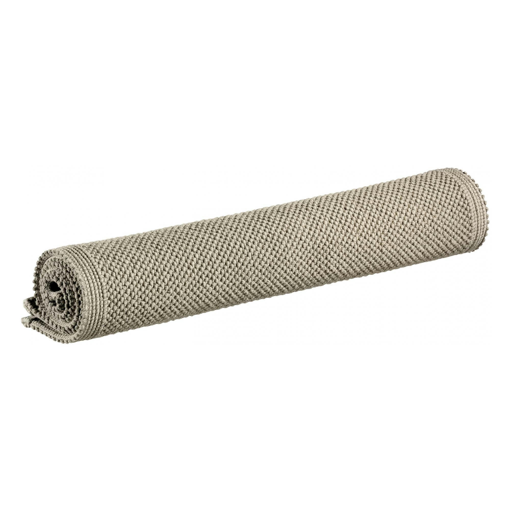 ETIA - Tapis de bain uni  en coton lin 54 x 64