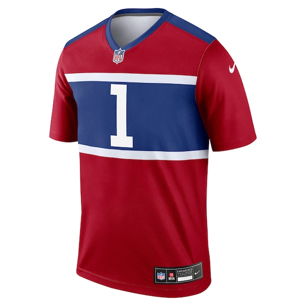 Malik Nabers New York Giants Nike Alternate Legend Player Performance Top - Red
