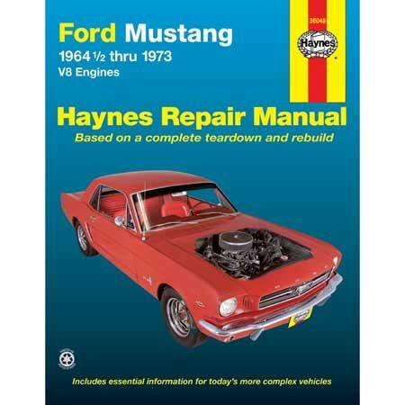 Ford Mustang 1964 thru 1973 Haynes Repair Manual, 36048