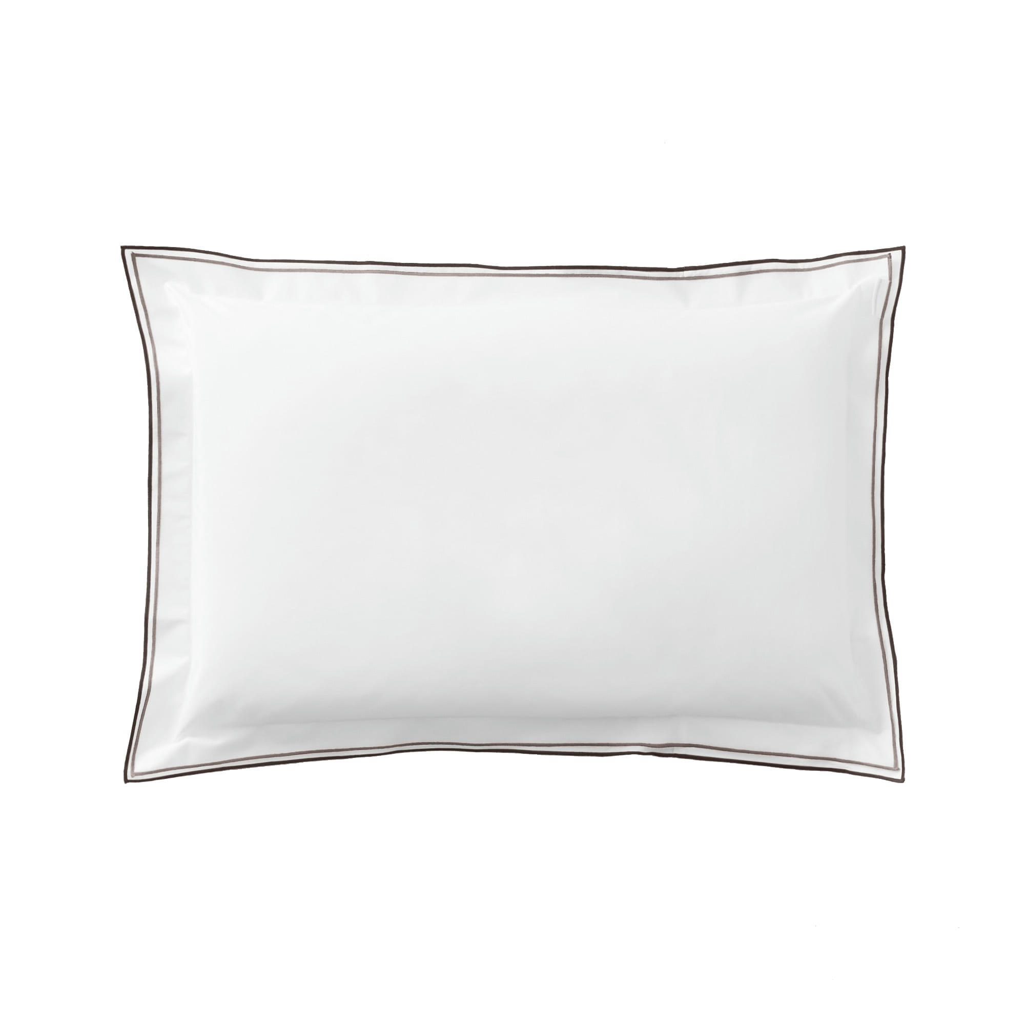 ASTOR - Taie d'oreiller unie en coton naturel 50x75