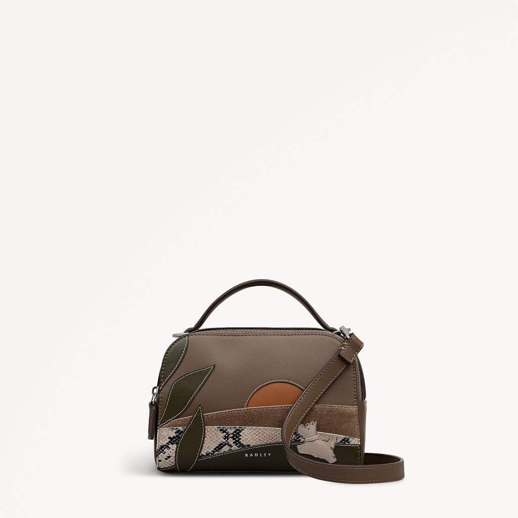 Over The Hills - Small Ziptop Cross Body Bag