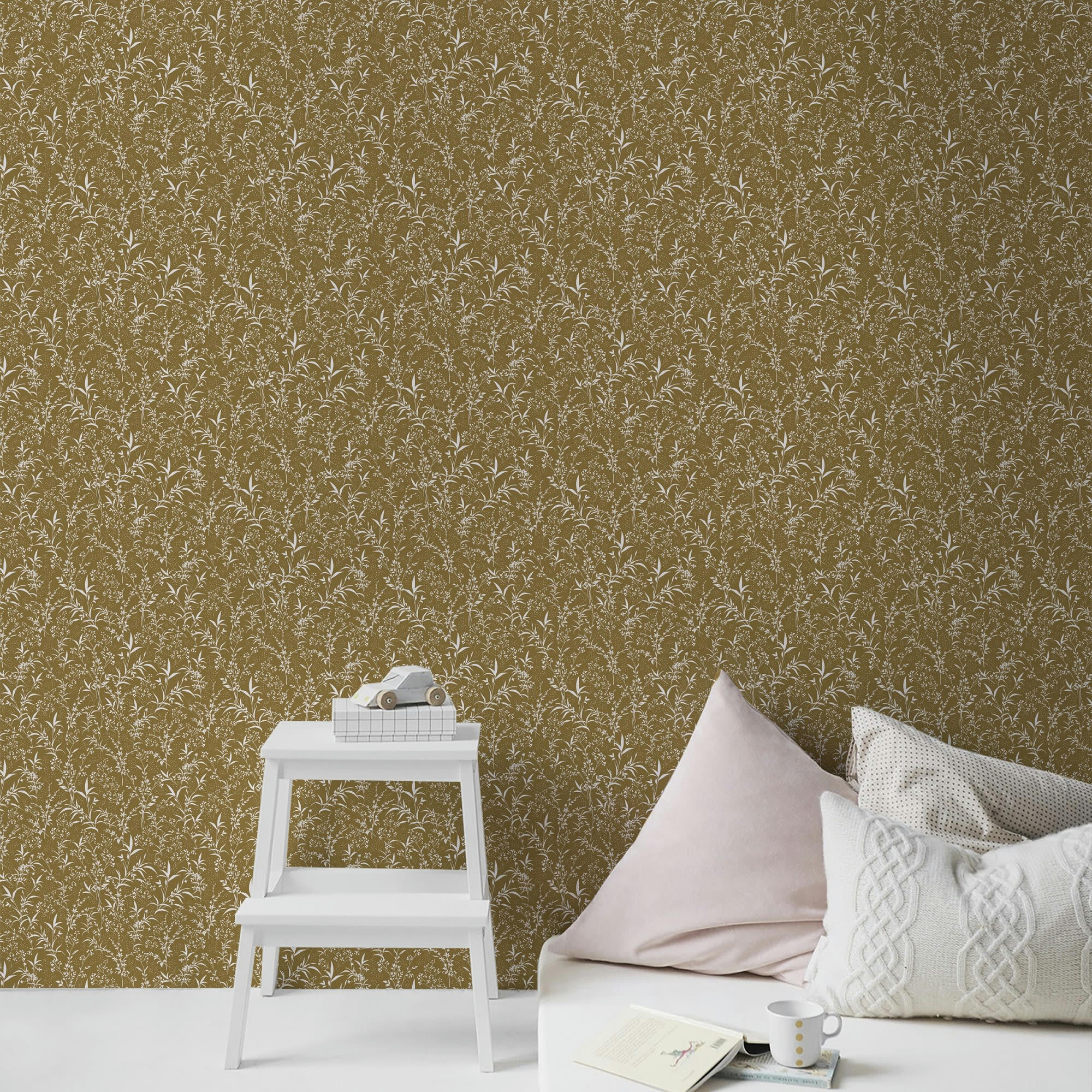 - papier peint nova nature ocre 1005x52cm