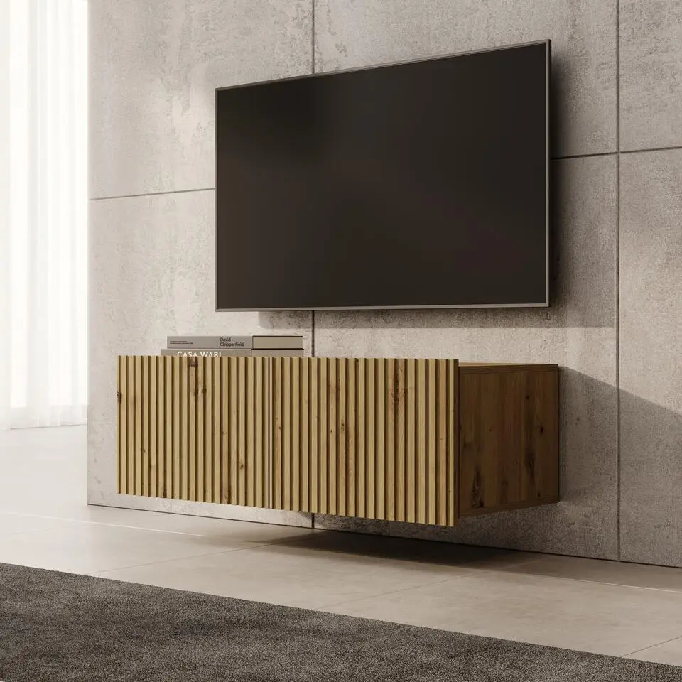 Meubella - TV-Meubel Kenderes - Eiken - 100 cm