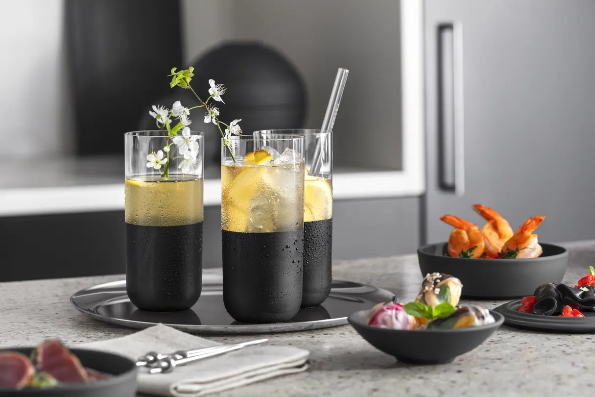Longdrinkglas-Set 4er-Set Manufacture Rock