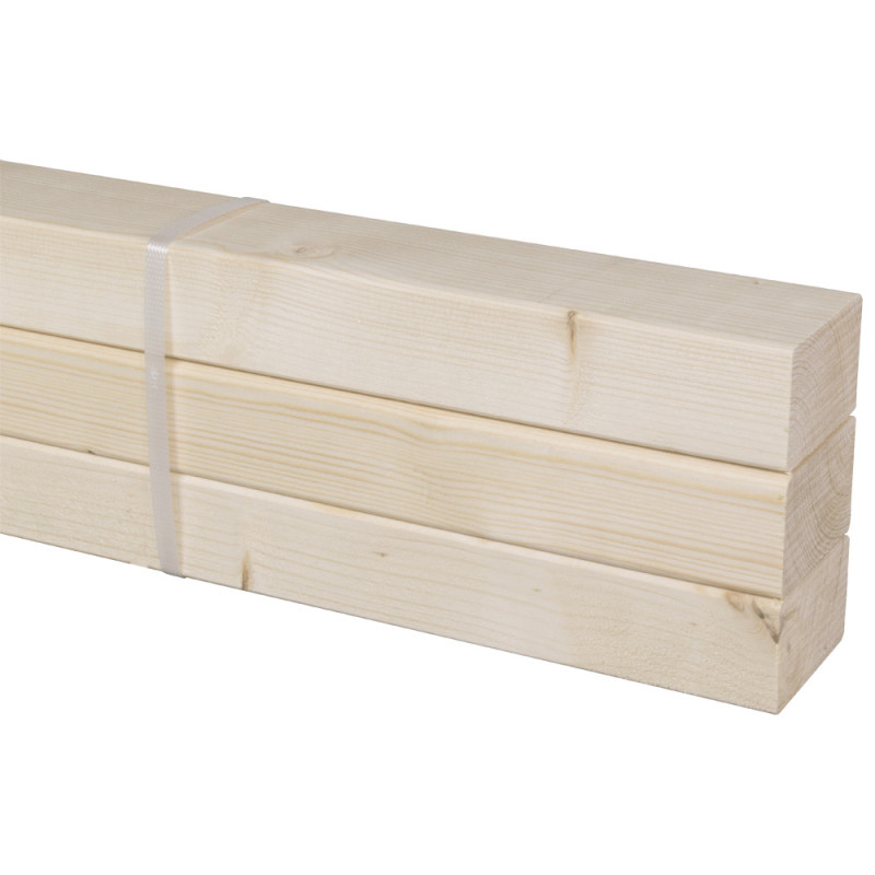 Bois raboté 300 x 6,9 x 4,4 cm 3 pièces