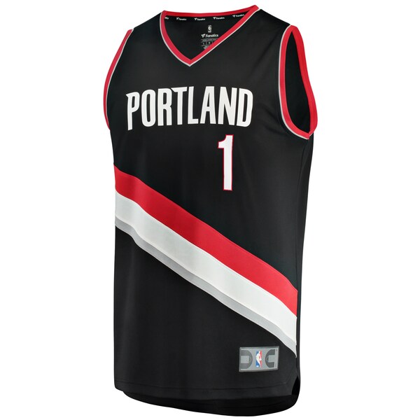 Anfernee Simons Portland Trail Blazers  Youth Fast Break Player Jersey - Icon Edition - Black