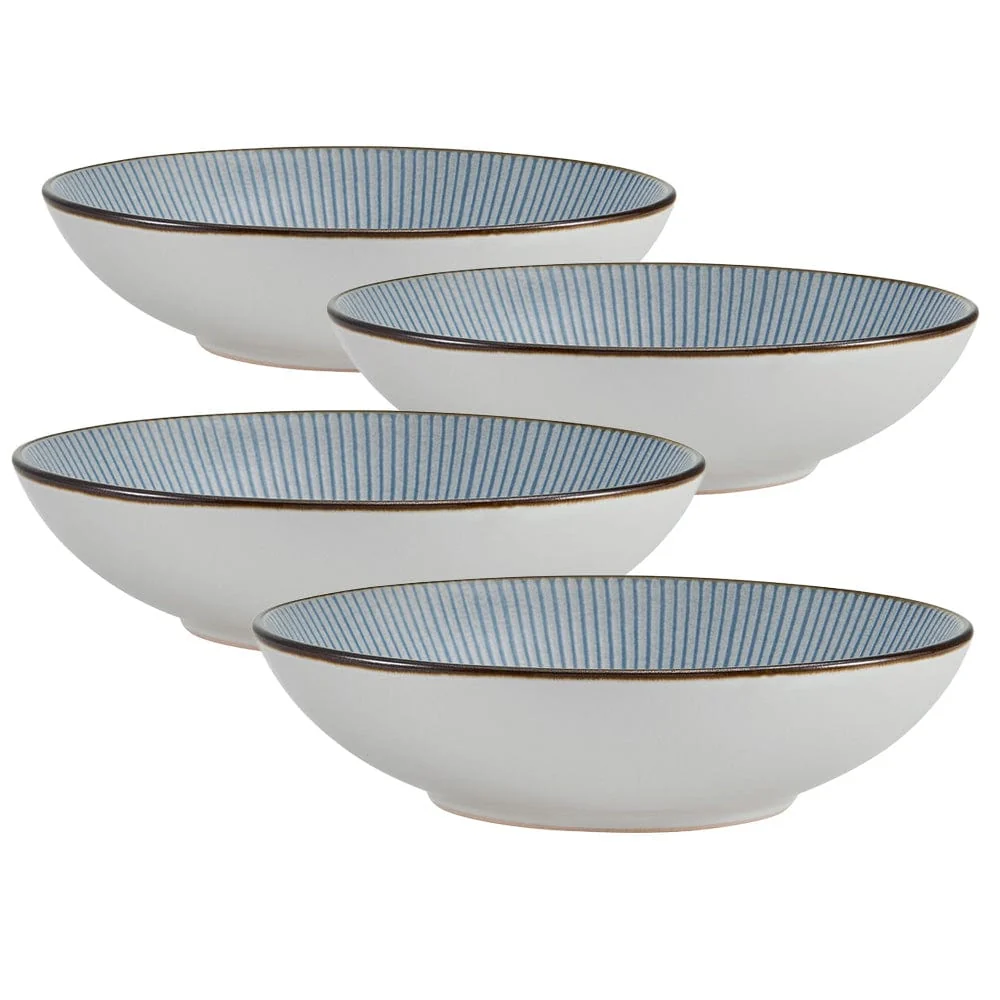 Arlie Blue Set of 4 Pasta Bowls