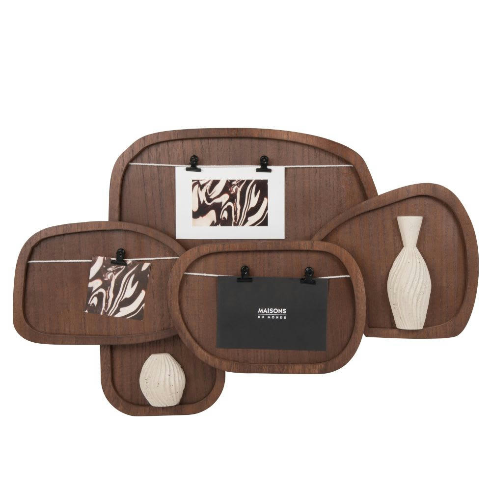 ULURU - Pêle-mêle marron et vases décoratifs 39x63