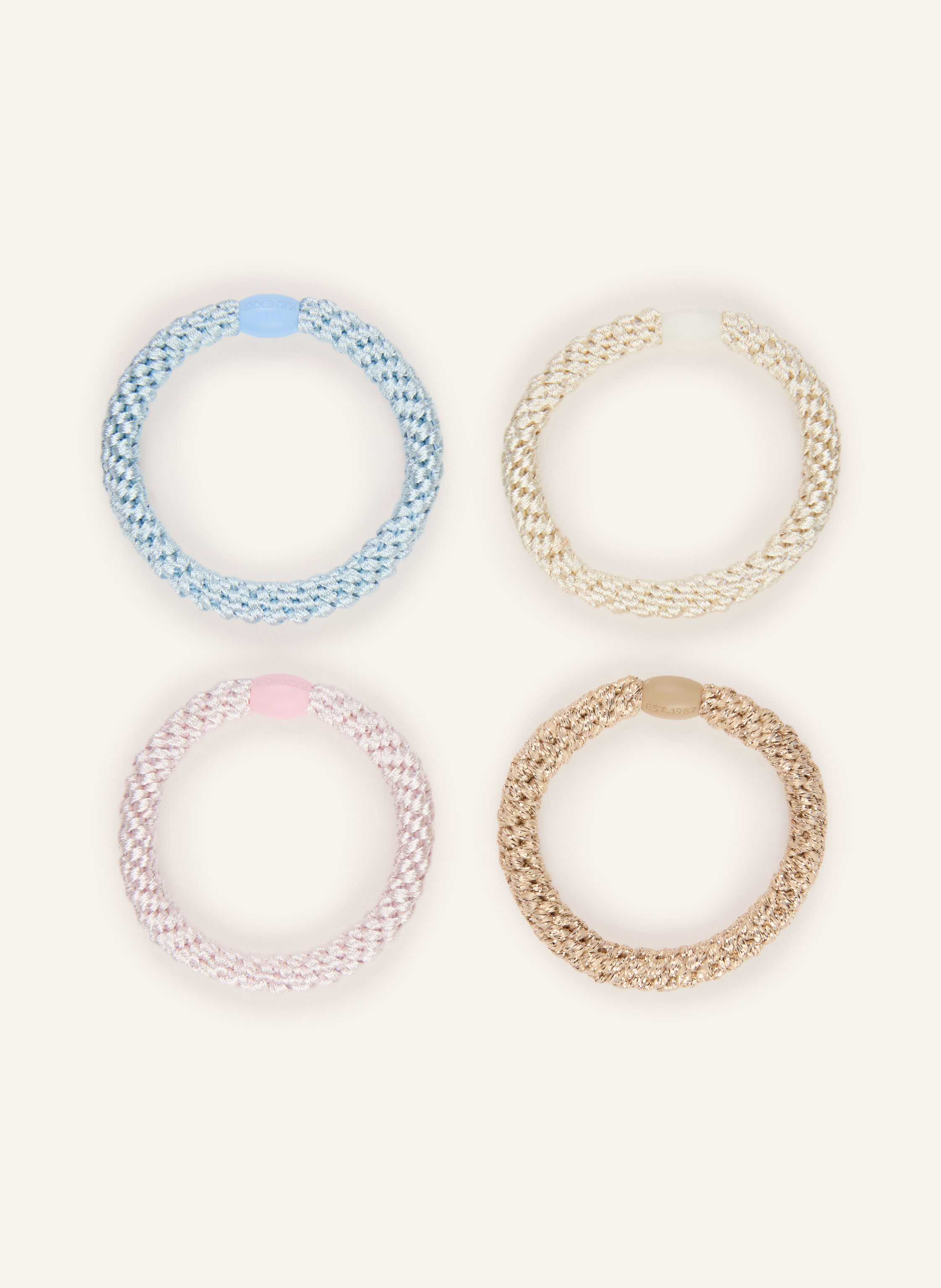 KKNEKKI 4er-Set Haargummis