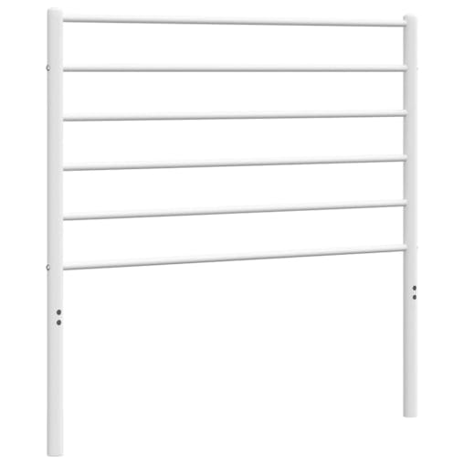 NNEVL Metal Headboard White 107 cm