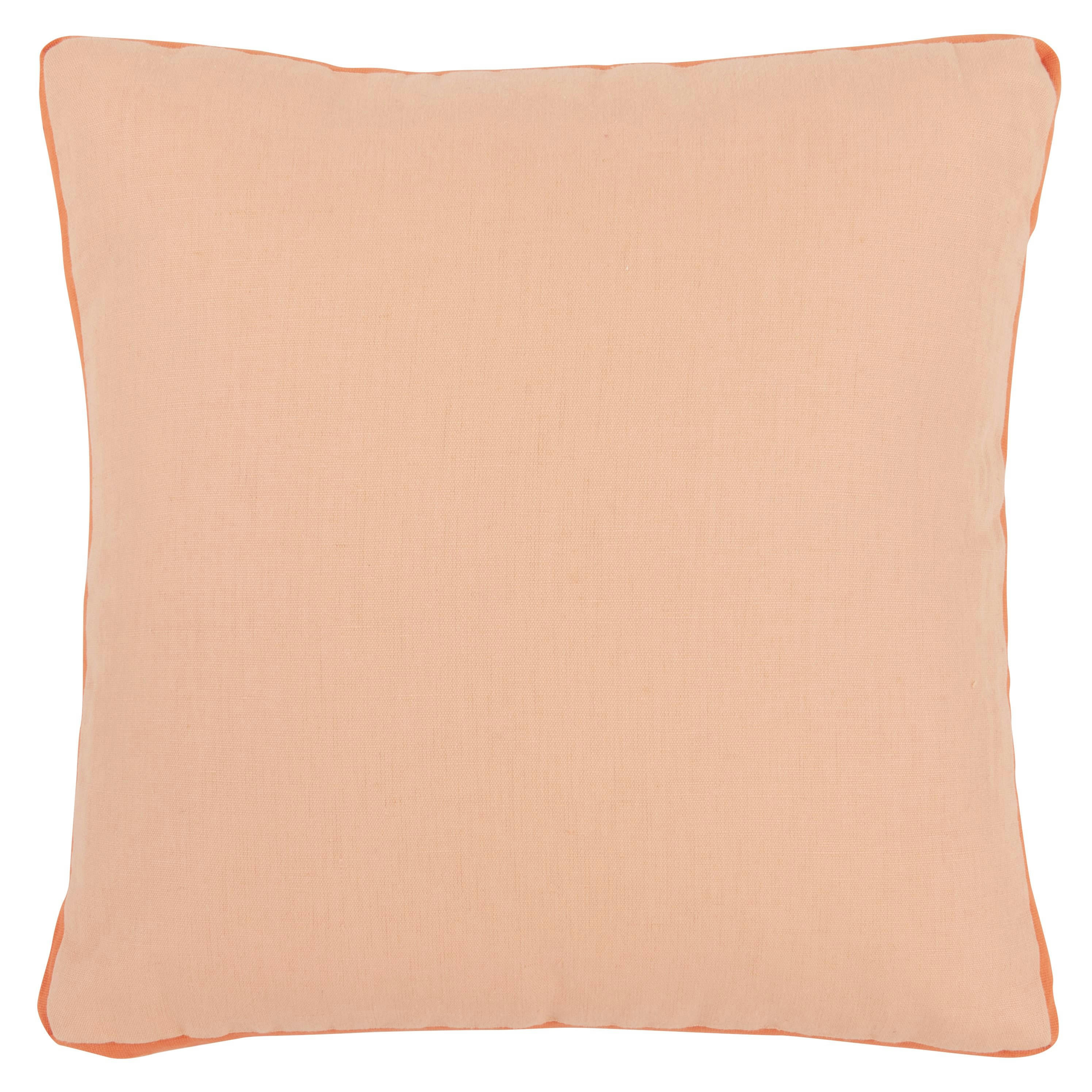 COVELO - Coussin en polyester recyclé orange 40x40