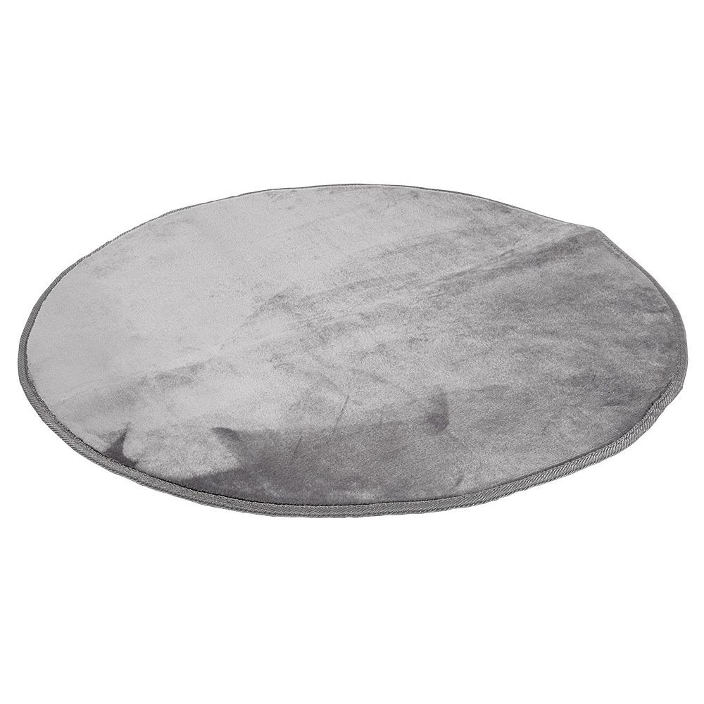 Tapis rond D80 gris