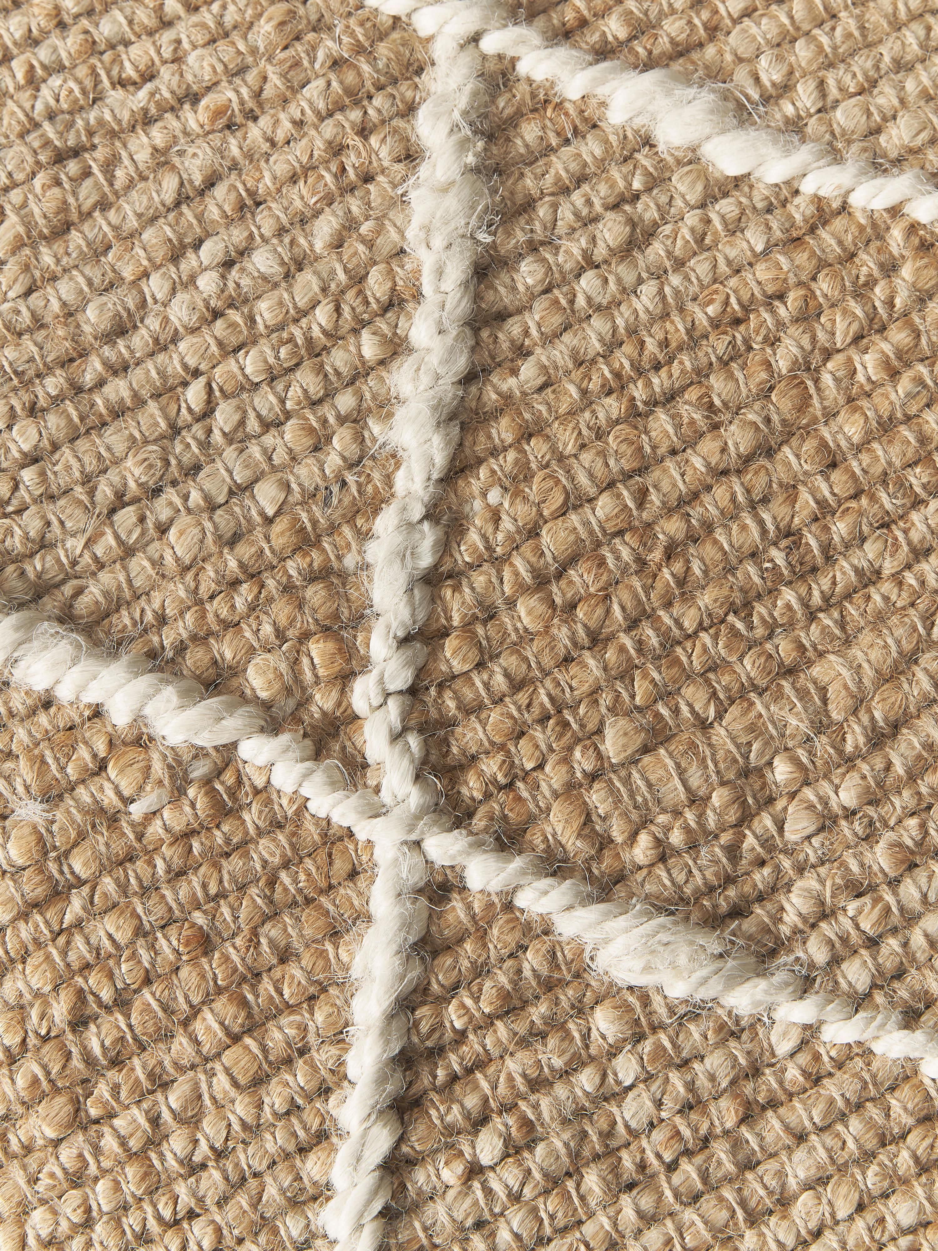Handgefertigte Jute-Fußmatte Kunu