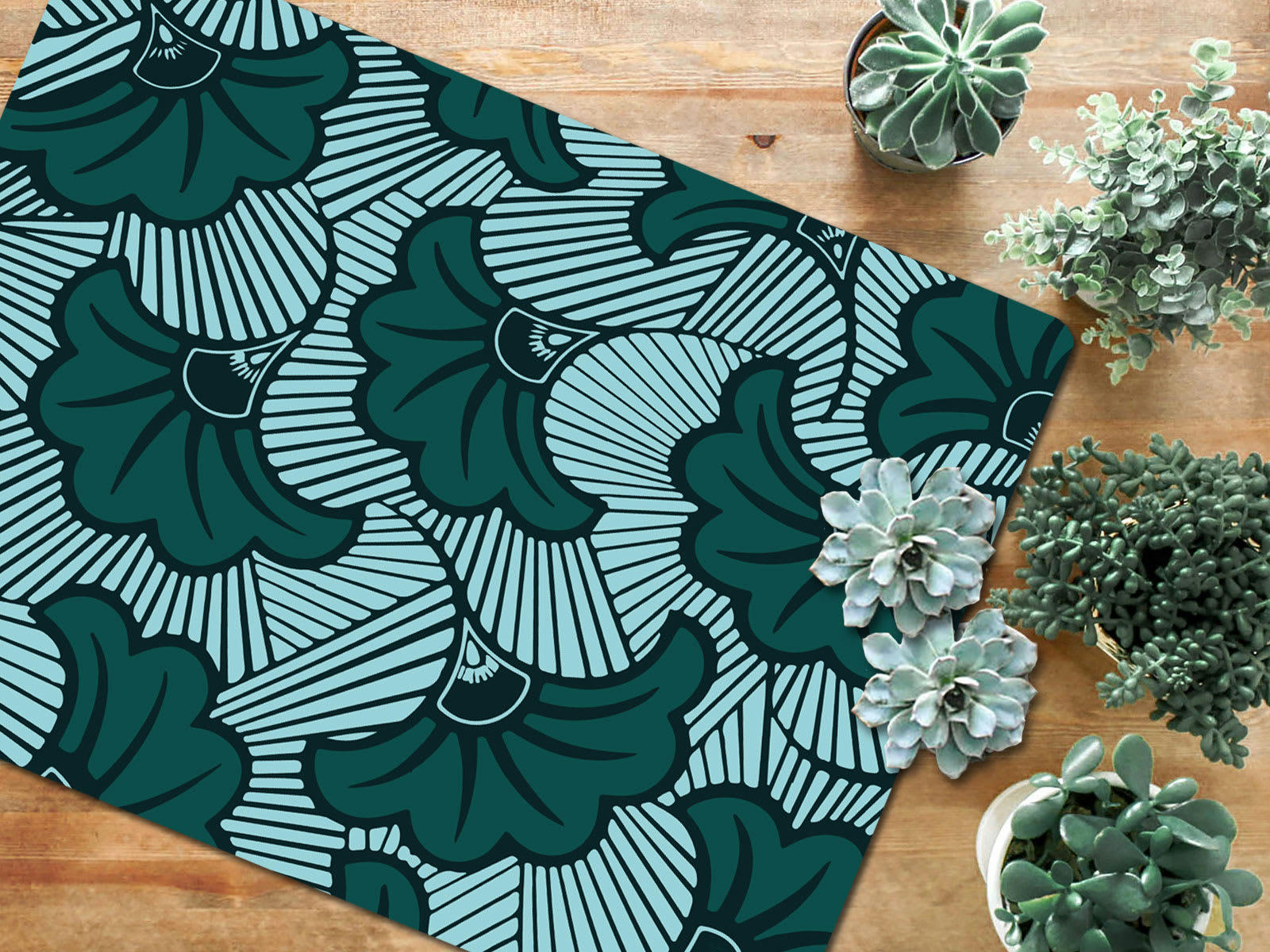 - Set de table wax eucalyptus 36x48cm