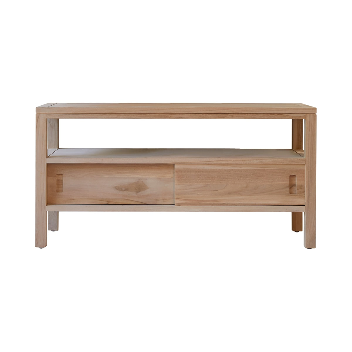 Tikamoon Tv-meubel van massief teakhout 100 cm - Naturel