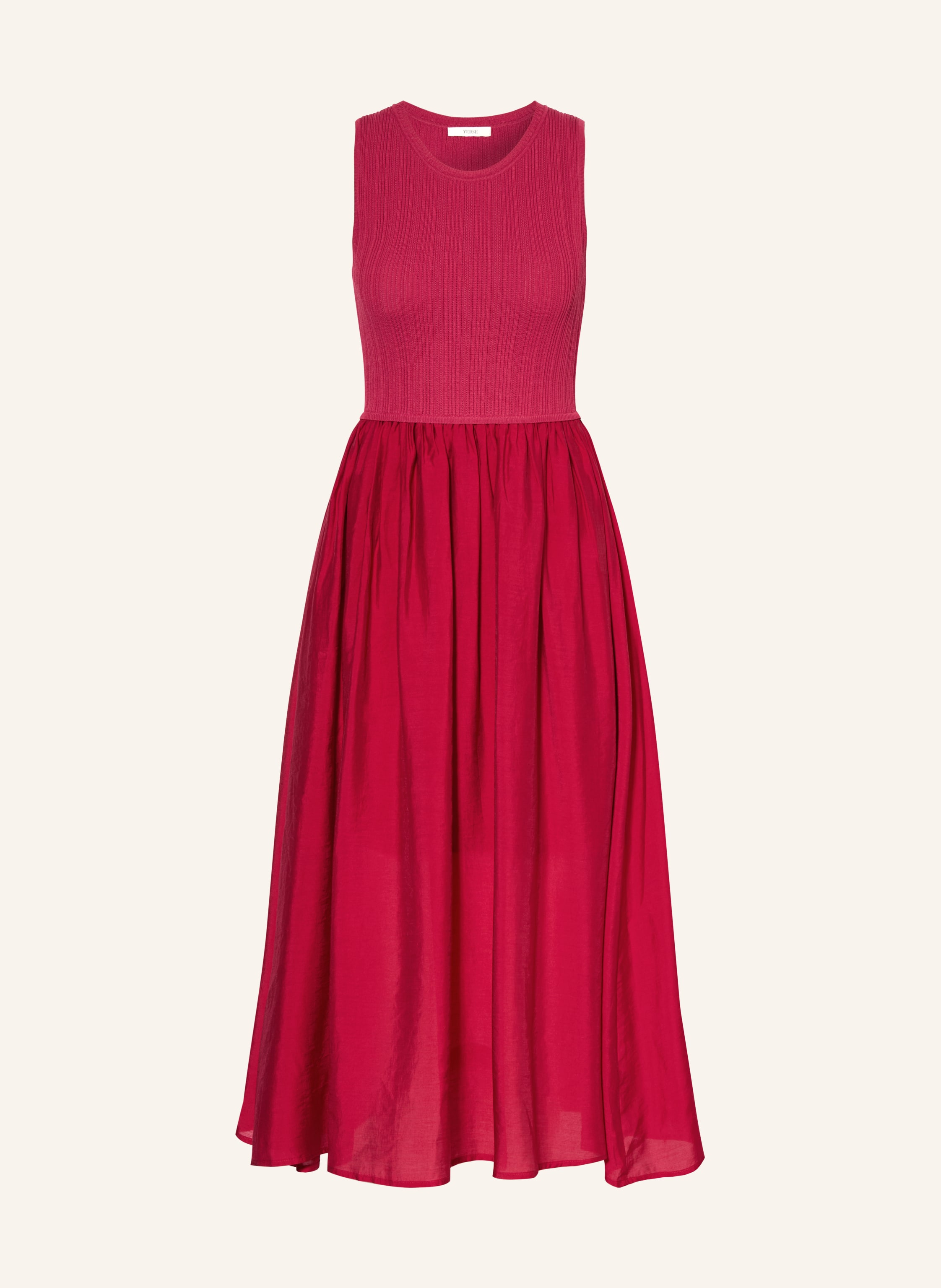 YERSE Kleid WATTS im Materialmix