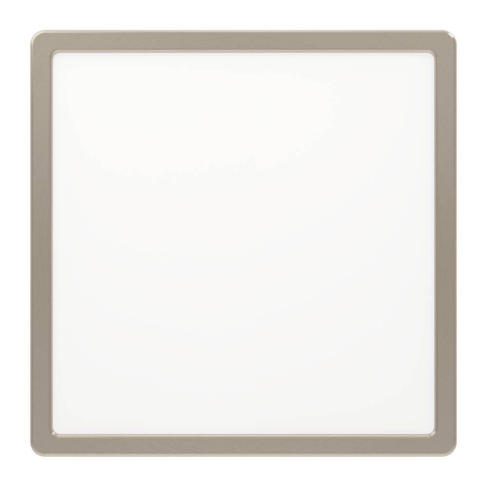 TAKLAMPE EGLO FUEVA5 FIRKANTET 285X285 3000K 20W MATT KROM