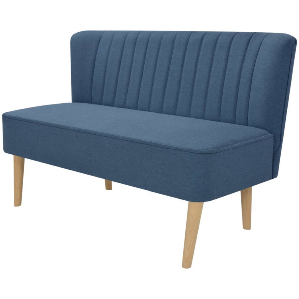 Sofa Niebieski Tkanina vidaXL