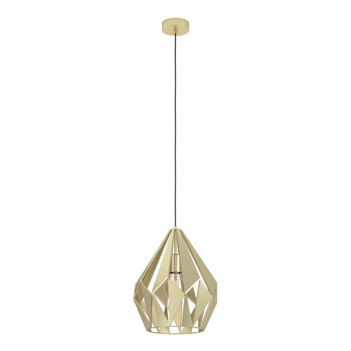 EGLO hanglamp Carlton - e27 - ø 31 cm - goud