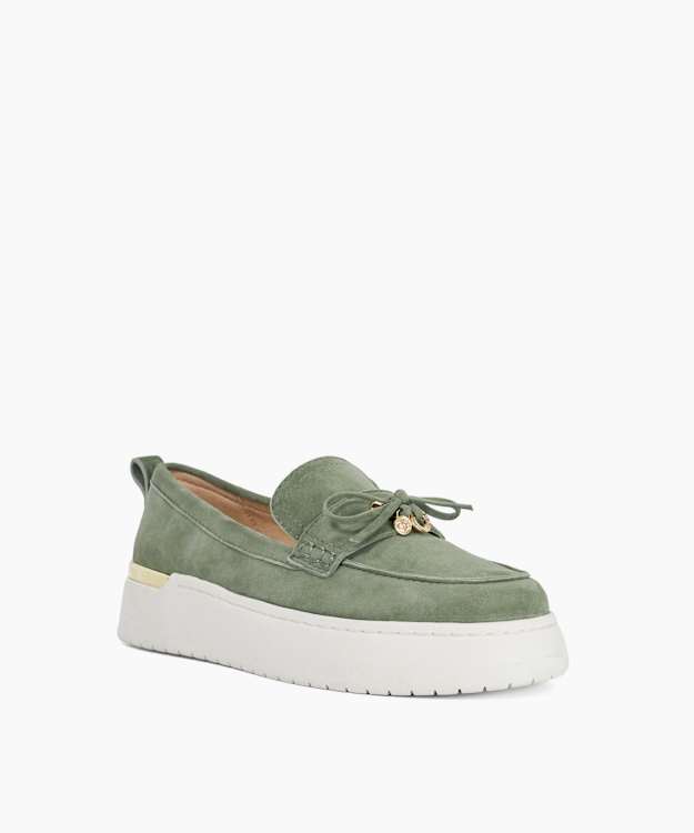 Glide Green - Flatform Casual Loafer