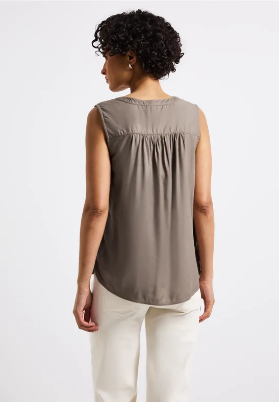 Split Neck Blusentop