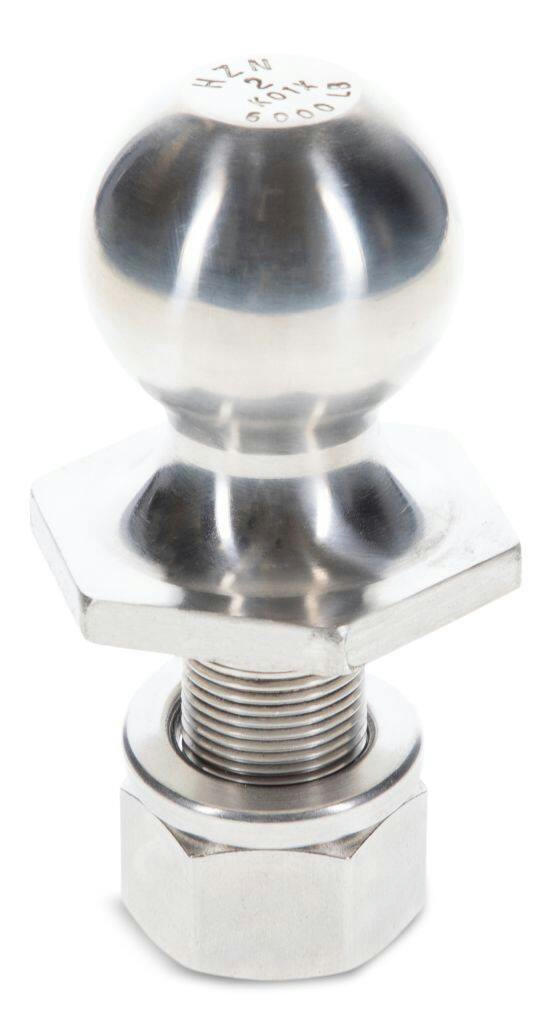 Reese Towpower Trailer Ball, Stainless Steel 2-in.