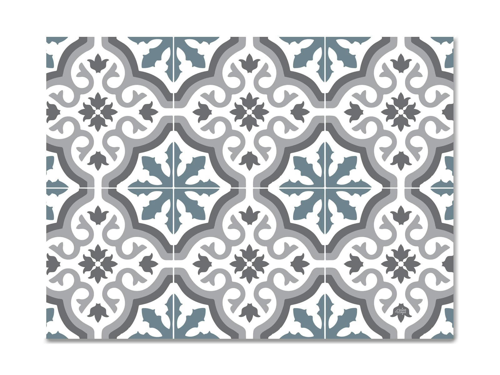 - Set de table trianon bleu 36x48cm
