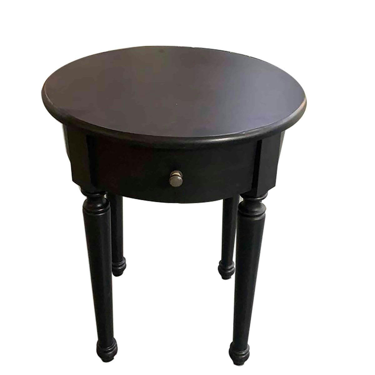 - Guéridon ou chevet manguier massif