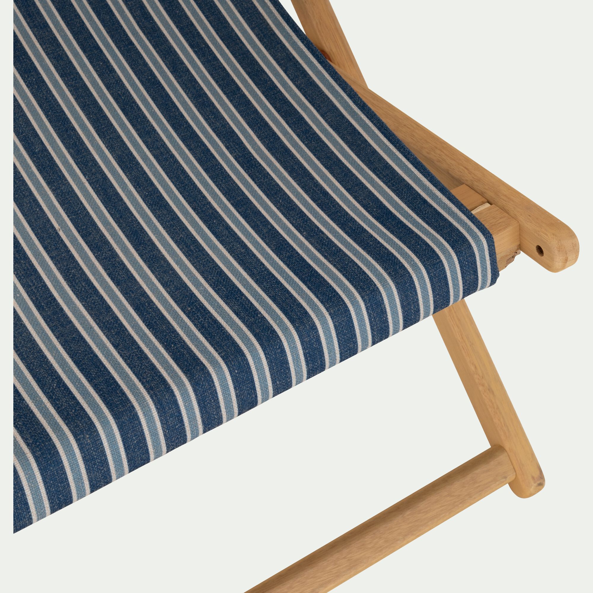 SYNNEFO - Toile de chilienne rayée en tissu 42x161cm - bleu